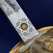 British WW2 1925 Pattern Royal Air Force Officers Sword of Group Captain David Lumgair CBE 11